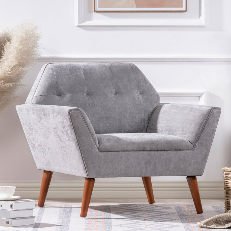 GZXS Traditional Living Room Chair Armchair with Button Tufted