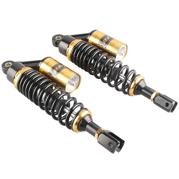 GZYF 2Pcs 320mm Motorcycle Air Shock Absorbers Universal for Honda Suzuki Yamaha Kawasaki ATV Go Kart Quad Dirt Sport Bikes Eye to Clevis