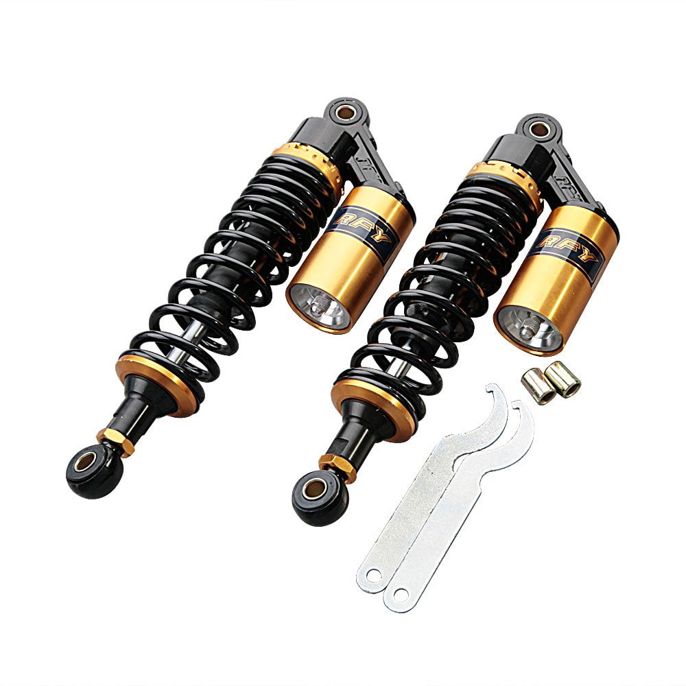 gzyf air shock absorbers universal for honda suzuki yamaha kawasaki atv go kart quad dirt sport bikes