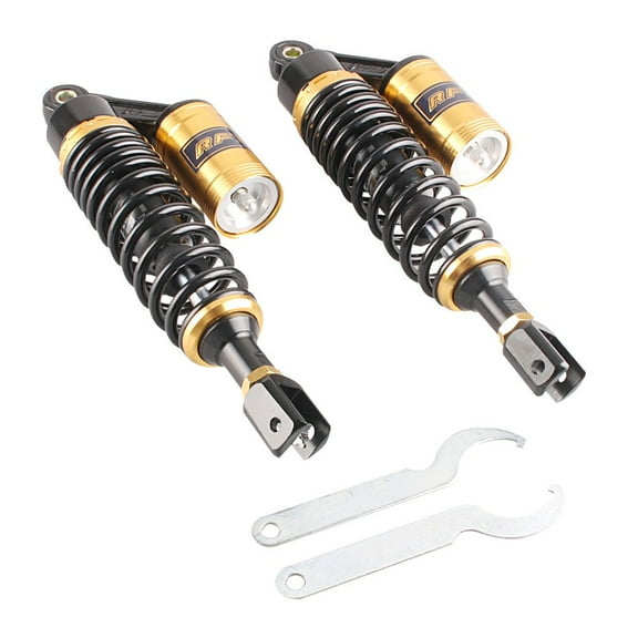 GZYF Pair 320mm Motorcycle Rear Shock Absorbers Universal for Honda Suzuki Yamaha Kawasaki ATV Go Kart Quad Dirt Sport Bikes Clevis End