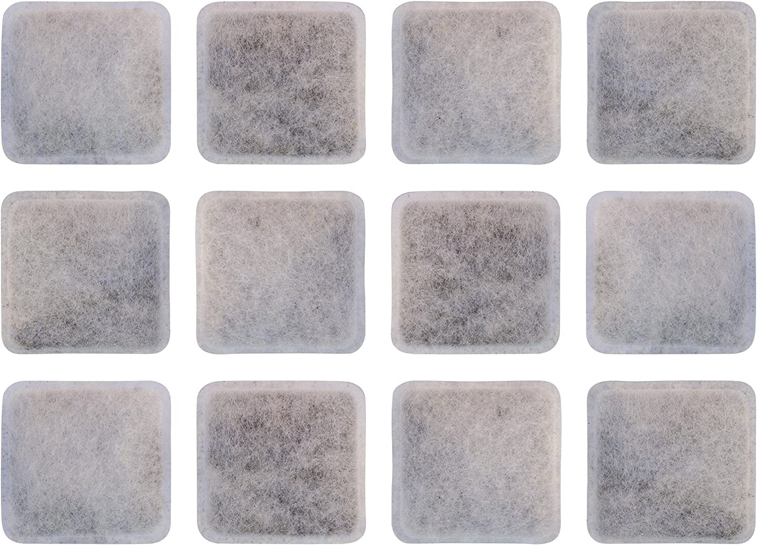 Charcoal Filters for Petmate Replendish and Mason Pet Fountains, Pack of 12
