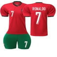 GZZHZNZB UEFA Euro 2024 Portugal Home Jersey 7 Ronaldo Soccer Shirts