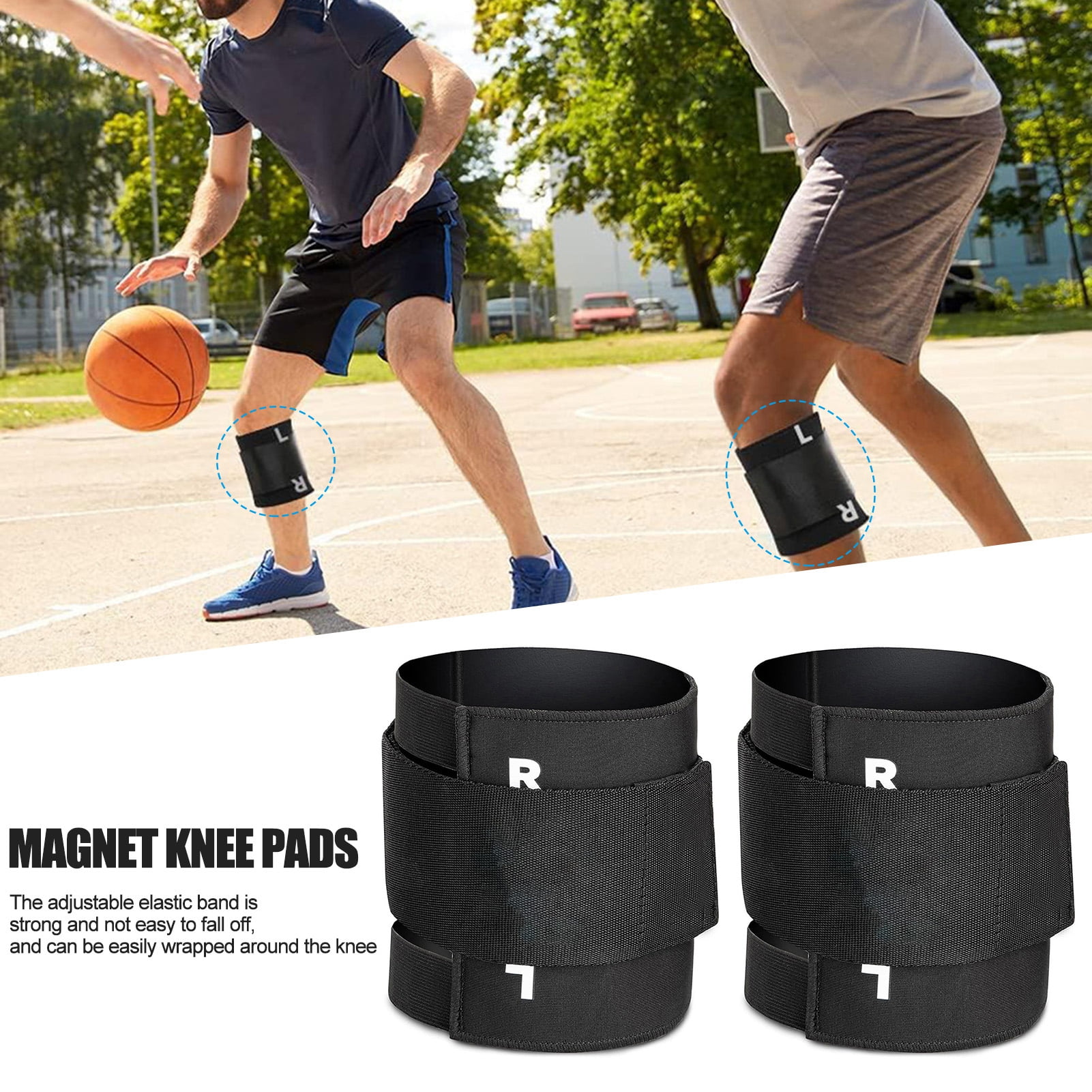 GZZQY Knee Brace with Adjustable Fastener Tape Non-Slip Design Pain ...