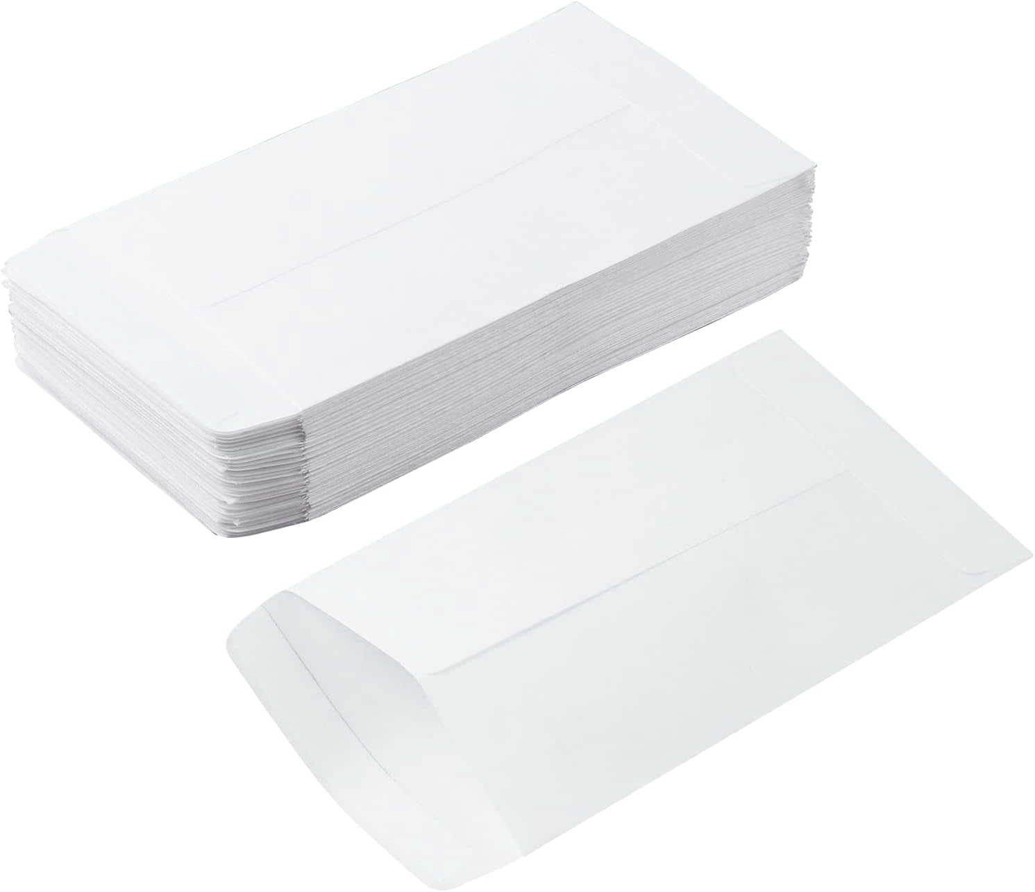 Small Paper Packet GZhLonKiMa 120 Pcs Small Brown Envelopes for Seeds, Self-Adhesive Seed ...