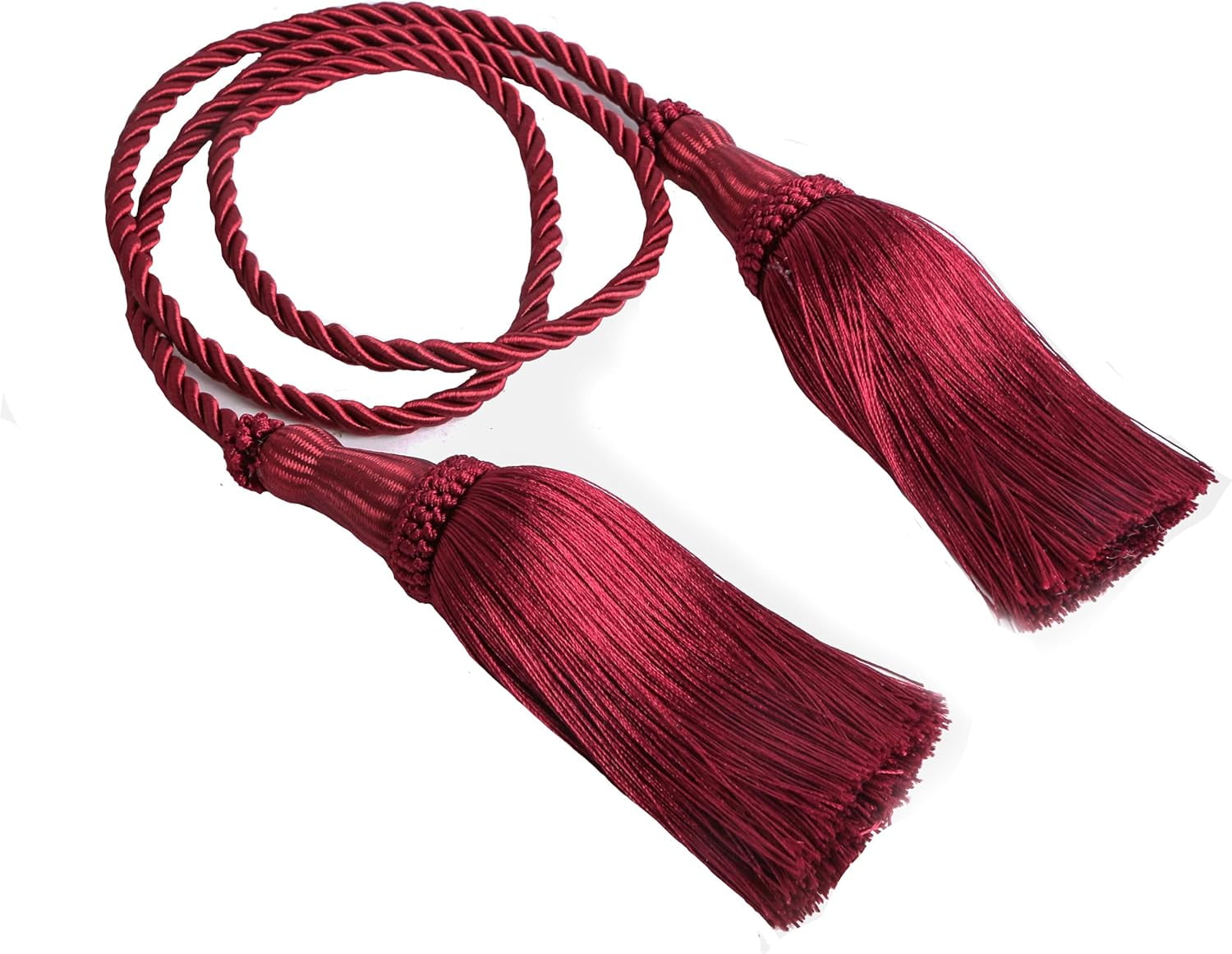 GZhLonKiMa 2 Pack Weighted Pew Ropes with Tassels, Extended Tassel Rope ...