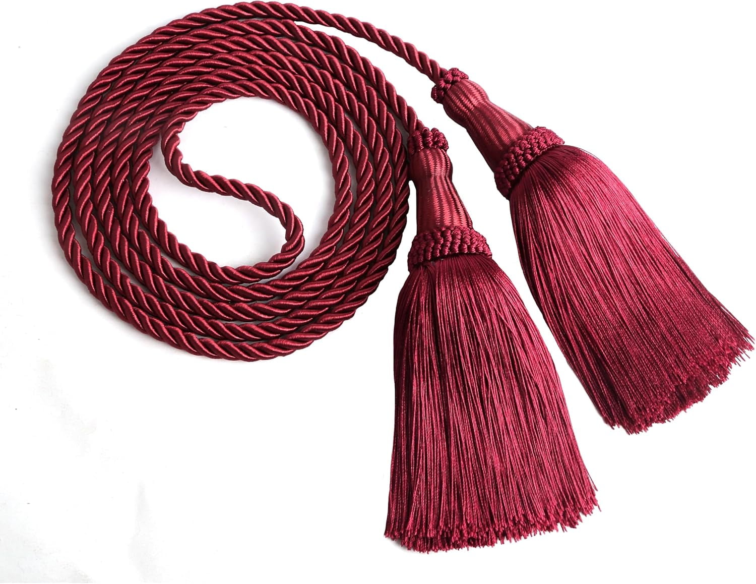 GZhLonKiMa 2 Pack Weighted Pew Ropes with Tassels, Extended Tassel Rope ...