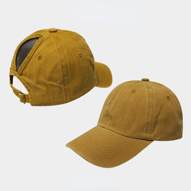 Custom Vintage Washed Denim Baseball Cap - Personalized Mother's Day, Father's Day Gifts For Dog Lovers, Dog Dad And Mom - A Little Fur Everywhere