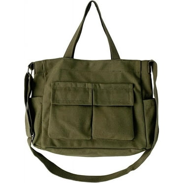 GZhLonKiMa Messenger Bag Large Hobo Crossbody Bag with Multiple Pockets for Women and Men Shoulder Tote Bag