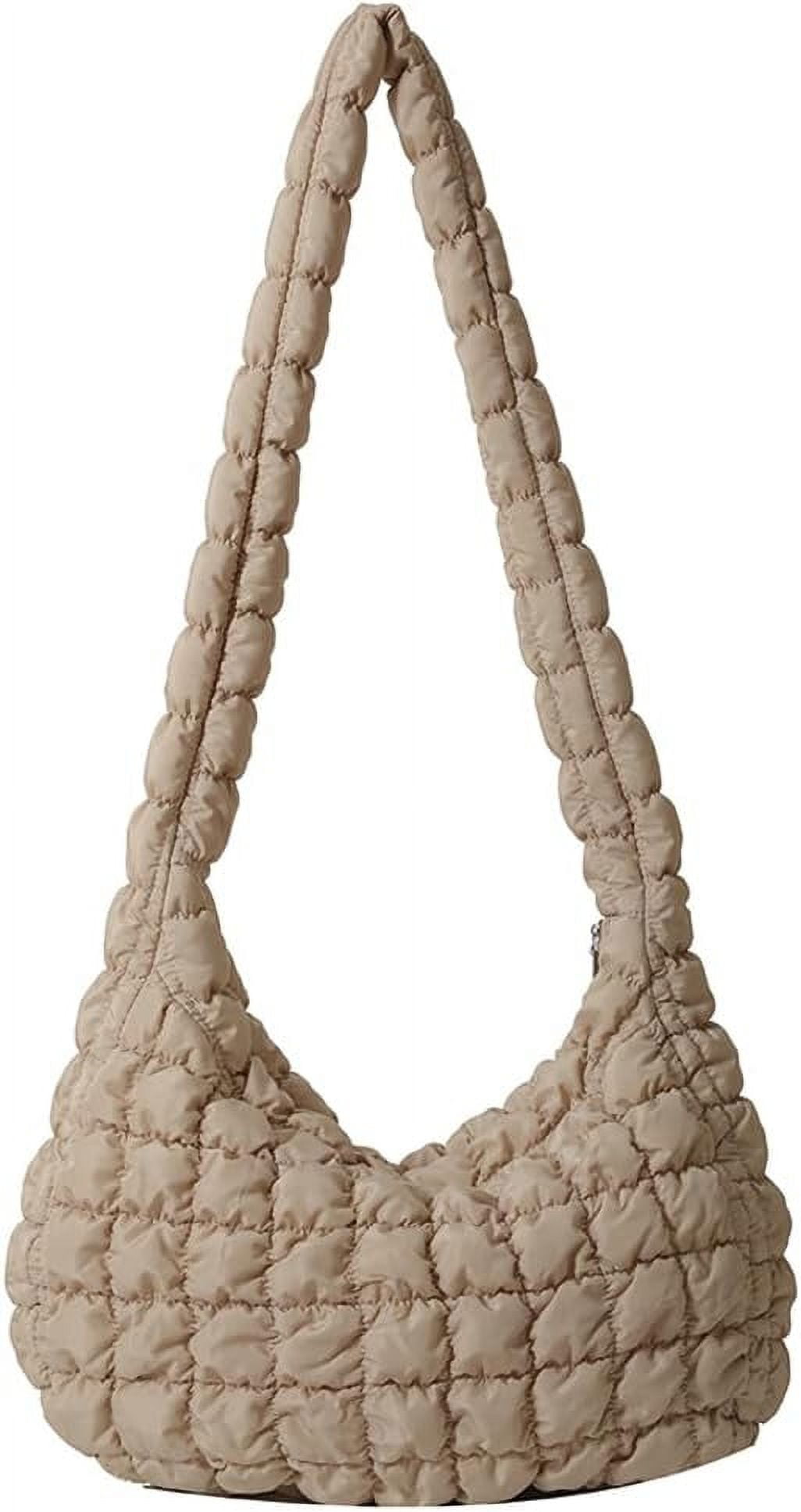 GOKTOW Large Puffer Tote Bag For Women - Quilted Lightweight Handbag For Work & Travel - View #5