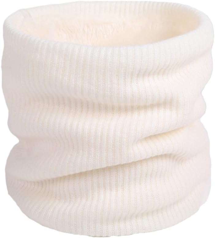Syhood 4 Pieces Winter Neck Warmer Warm Scarf Double-Layer