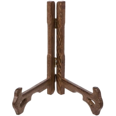 Soaoo 2 Pcs Wooden Plate Stand For Display, 8 Inch Holder