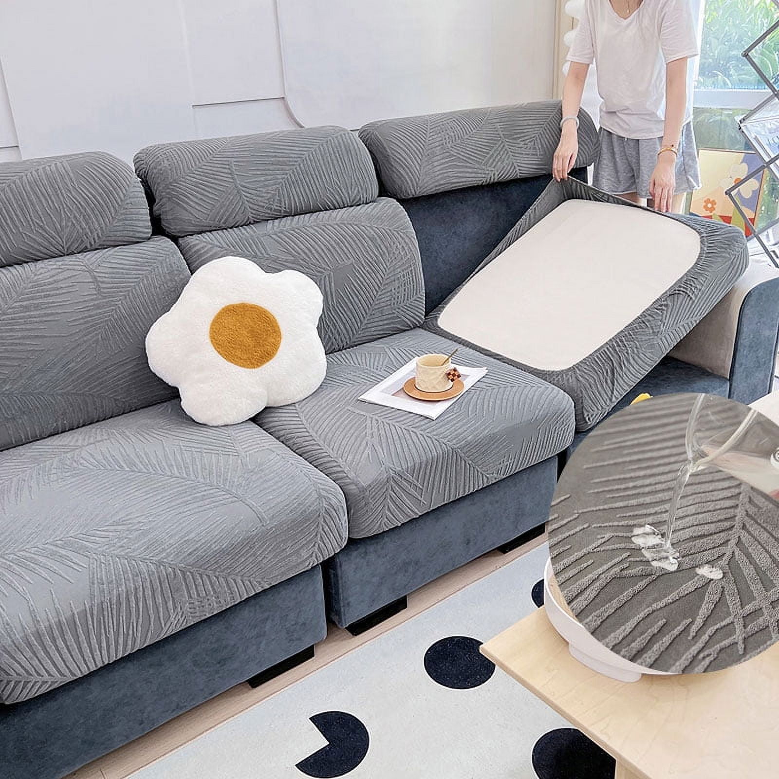 GZhLonKiMa waterproof sofa cushion cover ，sofa seat slipcover，couch ...