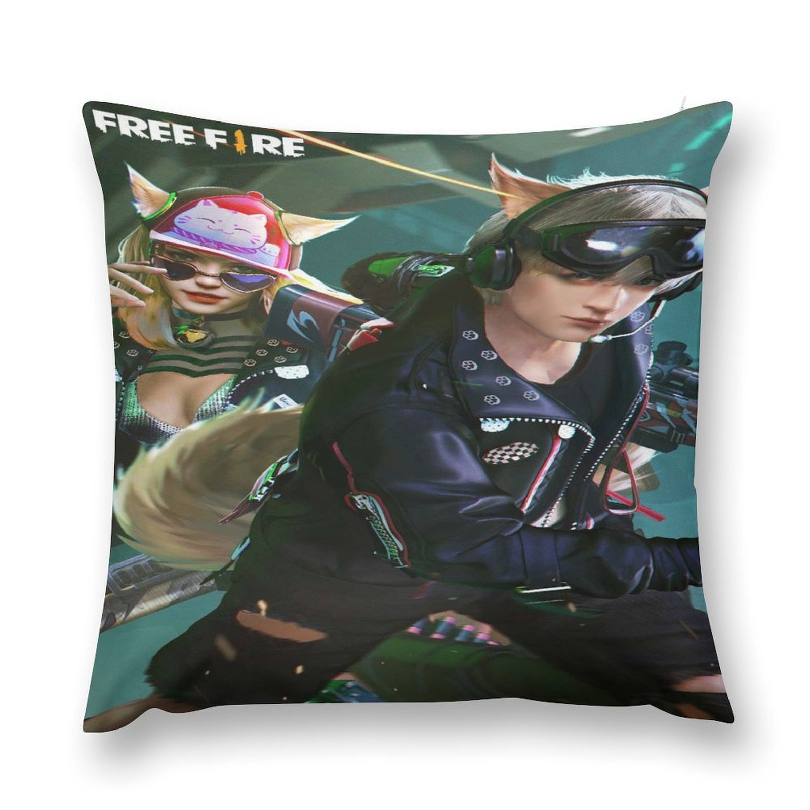 Ga_rena Free Fi_re Anime Gaming Bedding Super Soft Cozy Plush