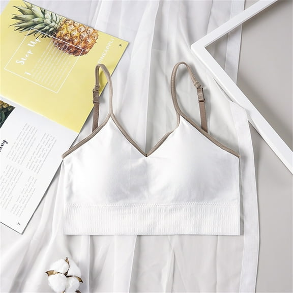 GaThRRgYP Bras for Women GaThRRgYP Fashion Women Sexy Bra Solid Vest Camisole Breathable Push Up Tops Underwear