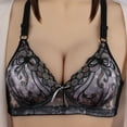 thumbnail image 1 of GaThRRgYP Bras for Women Clearance Woman's Solid Color Comfortable Hollow Out Perspective Bra Underwear No Rims, 1 of 3