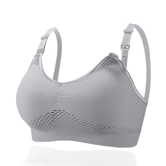 GaThRRgYP Bras for Women GaThRRgYP Women Hands-free Breast Pump Nursing Bras Maternity Pregnant Breastfeeding Vest