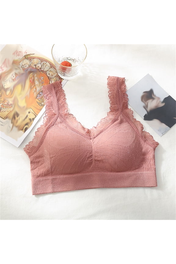 Black*Friday Discounted Items under $5 GaThRRgYP Bras for Women GaThRRgYP Fashion Women Sexy Bra Solid Vest Camisole Breathable Push Up Tops Underwear