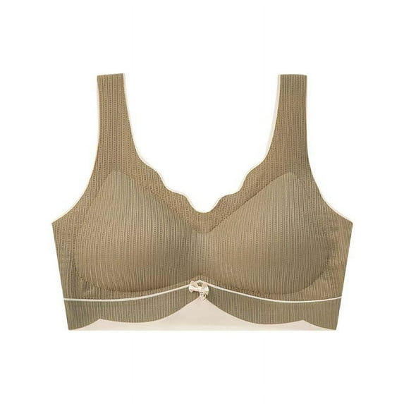 GaThRRgYP Bras for Women GaThRRgYP Women's Push-up Non-slip Lace Flower Surface Beautiful Back Seamless Push-up One-piece Bra without Steel Ring
