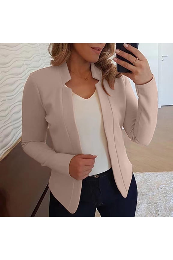 Cardigans for Women Plus Size for Summer,Womens Plus Size Cardigan Long Sleeve Lightweight Save up under 50%,Women's Solid Fashion Long-sleeved Cardigan Jacket Coat Outerwear Beige XXL