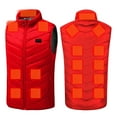 thumbnail image 1 of GaThRRgYP Heated Vest For Women'stand Collar Perfect Fit Winter,Plus Size Heated Coat For Men And Women 17 Heating Heated Jacket Winter Heating Coat Red XXXL, 1 of 8