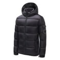 thumbnail image 1 of GaThRRgYP Men's Winter Coat Hooded,Winter Coats for Men,Men's Thin Jacket Casual Sports Windbreaker Long Sleeve Hooded Casual Outwear Jackets Black XXXXL, 1 of 5