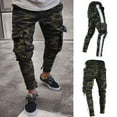 thumbnail image 1 of GaThRRgYP Mens Jeans Wrangler Relaxed Fit,Mens Skinny Stretch Pants Pleated Ripped Freyed Trousers, 1 of 4
