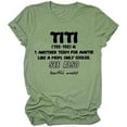 thumbnail image 1 of GaThRRgYP Off the Shoulder Tops for Women,Womens Tops Short Sleeve Casual,Women's Casual Letter Print Pullover Short Sleeve T-Shirt Tops Shirt, 1 of 6