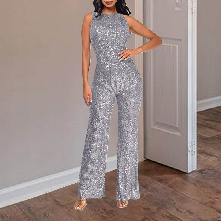 Sequin one piece jumpsuit online