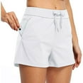 thumbnail image 1 of LEBONYARD Women's Shorts with a Stylish and Modern Twist,Fashion Women Yoga Casual Bandage Pocket Shorts Pants, 1 of 4