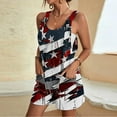 thumbnail image 1 of LEBONYARD Womens Shorts $5,Women's Shorts for a Stylish Look,,Women's Summer Comfortable Casual Suspender Printing Shorts Pocket Jumpsuit Shorts, 1 of 5