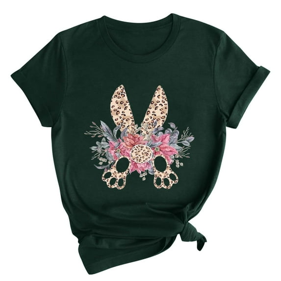 GaThRRgYP Off the Shoulder Tops for Women,Plus Size Tunic Tops for Women Clothes,GaThRRgYP Women's Fashion Crewneck Printed Short Sleeve T-shirt Casual Loose Shirt Tops