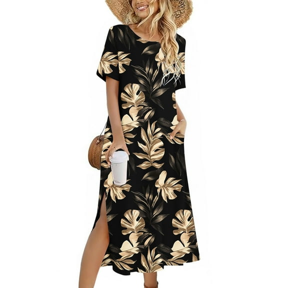 GaThRRgYP Side Ruched Round Neck Dress-Curvy Girl Approved,Women's Solid Color Loose Casual Fashion Long Sleeved Dress Women's Long Sleeved Neck Dress Black S