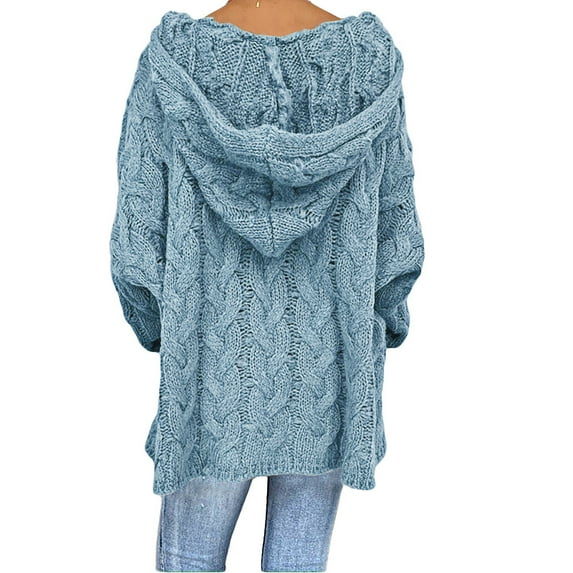 Black*Friday Clearance under $5 GaThRRgYP Spring Tops for Women 2025,Blouse for Women Dressy Casual,Women Fashion Loose Large Size Color Hood Long Sleeves Sweater Tops