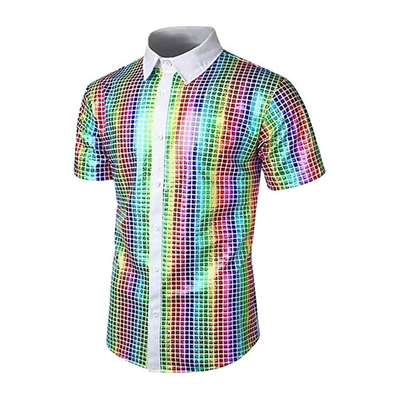 Black*Friday Deals 50% Off Clear!GaThRRgYP Spring Tops for Women 2025,Mens Tops Dressy Casual,Men's Top Shirt Slim Short Sleeved Lapel Casual Sports Bottom T-shirt Top