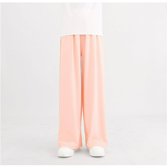 GaThRRgYP Toddler Girls Ribbed Flare Leggings,Girls' Athletic Leggings with Pockets,Children's Sports Pants Girls Quick Drying Long Pants Thin Pants Long Pants for External Wear Pink 8 Years