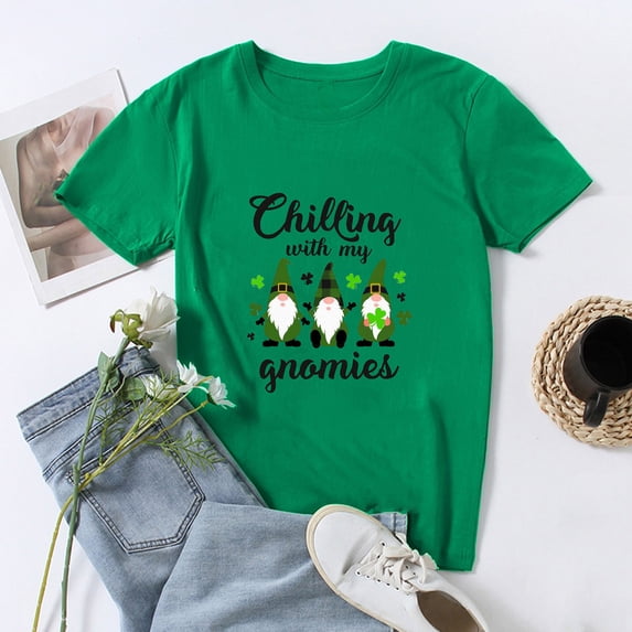 Black*Friday Deals Clearance GaThRRgYP Tops for Women Trendy,Womens Plus Size Tops under $5,Women's Fashion Tops Funny Printe Casual Fit Tee Blouse Print Shirt