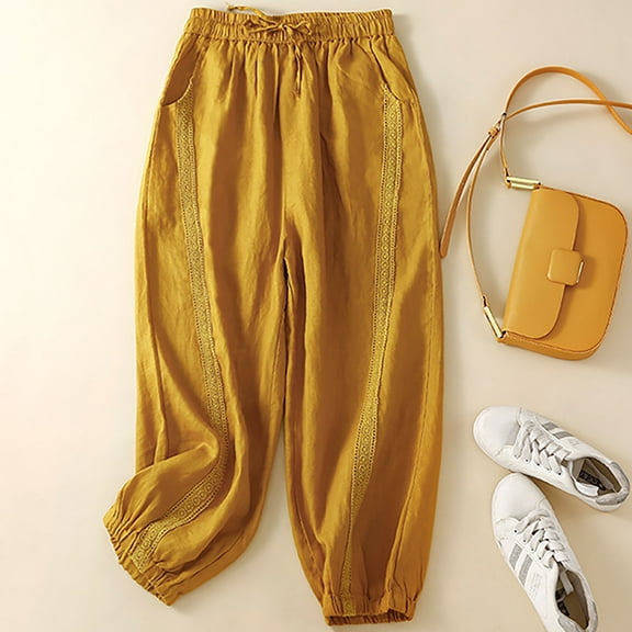 GaThRRgYP Plus Size Wide Leg Jeans,Women's Fashionable and Comfortable Solid Color Casual Large Cropped Pants