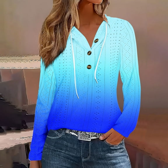 Black and Friday Discounted Items under $5 GaThRRgYP Women's Light Sweatshirt Autumn Office Ready,Ladies' Fashionable Casual Short Sleeved Round Neck Zipper Hooded Thin Hoodie T-shirt Blue XL