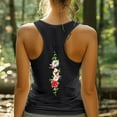 thumbnail image 1 of GaThRRgYP Women's Sleeveless Round Neck Top,Summer Tank Tops for Women,Summer Women Printing Round Neck Sleeveless Casual Tee H-shaped Back Tank Black XXXL, 1 of 1