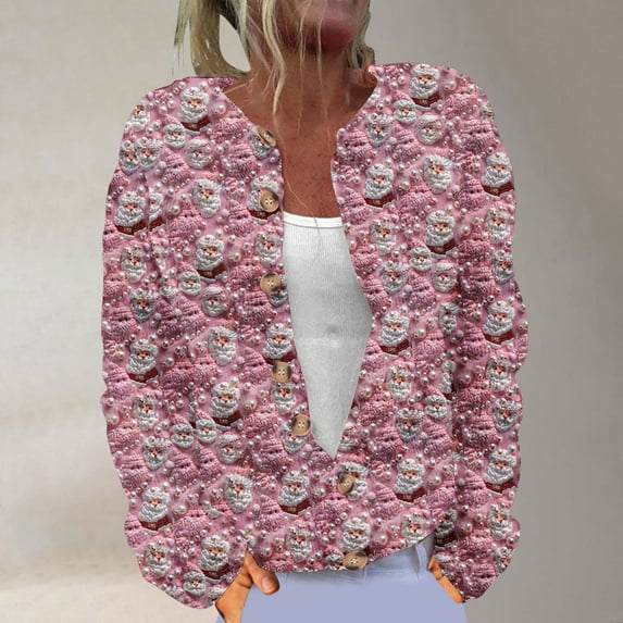 GaThRRgYP Womens Cardigans Sweaters Plus Size,Womens Jackets and Cardigans,Women's Cardigan Long Sleeve Hollowed Out Solid Color Casual Jacket Multicolor XXXL