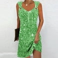 thumbnail image 1 of Rollbacks & More GaThRRgYP Women's Printed Wrap Short Sleeve Dress,Women's Printed Round Neck Casual Sleeveless Suspender Dress, 1 of 5