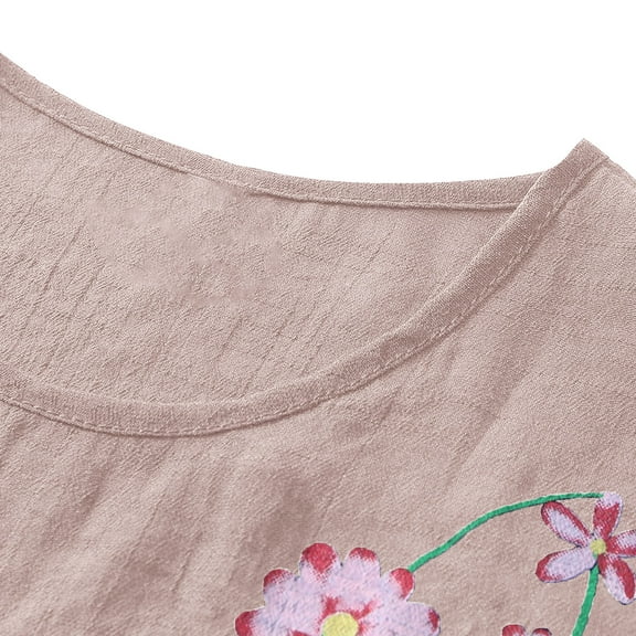 GaThRRgYP Womens Pajamas Sets Plus Size,Women Summer Casual Two Piece Suit Pajamas Short Sleeved Round Neck Top/Shirt Set Cotton Silk Suit Large Size Comfortable Button Pocket