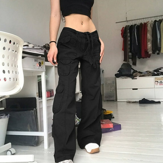 GaThRRgYP Bell Bottoms Jeans Highwasted for Women, Women's Vintage Street Style Star Print Spicy Girl Low Waisted Straight Tube Pants