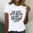 thumbnail image 1 of GaThRRgYP Womens Plus Size Clearance $5,Women Girls Plus Size Print Tees Short Sleeve Round Neck T Shirt Blouse Tops, 1 of 7