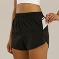 thumbnail image 1 of LEBONYARD Women's Shorts in Comfortable Fabrics,Women's Summer Solid Pocket Casual Sports Shorts, 1 of 3
