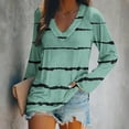 thumbnail image 1 of GaThRRgYP Spring Tops for Women 2025,Womens Tops Dressy Blouse,Women's Fashion Loose Long Sleeve Blouse V-Neck Casual Pullover Tops Blouses, 1 of 4