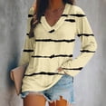 thumbnail image 1 of GaThRRgYP Off the Shoulder Tops for Women,Womens Summer Tunics Tops Short Sleeve,Women's Fashion Loose Long Sleeve Blouse V-Neck Casual Pullover Tops Blouses, 1 of 4