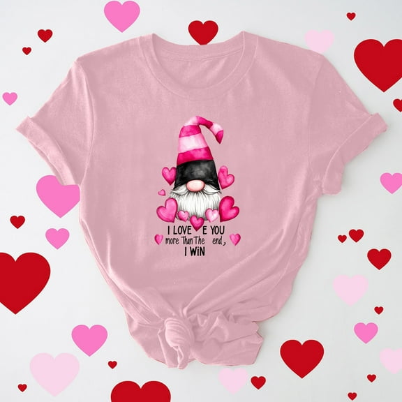 GaThRRgYP Womens Tops Short Sleeve Blouse,Plus Size Tunic Tops for Women Clothes,Women's Casual Round Neck Short-sleeved Christmas Tree Printed T-shirt Top Multicolor M