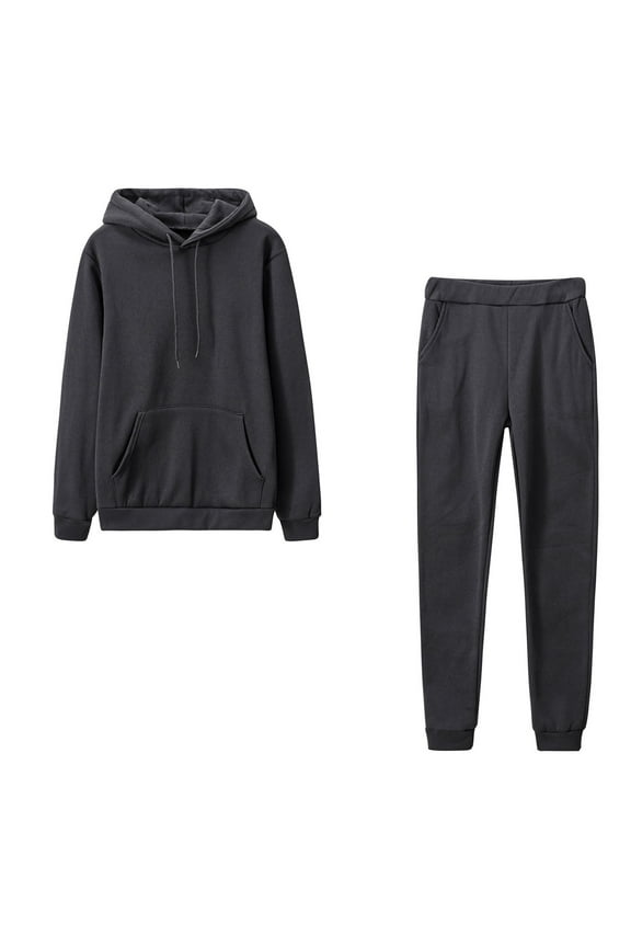 Black*Friday Discounted Items under $5 GaThRRgYP Womens Tracksuits 2 Piece Set,Women Solid Tracksuit Sweatshirt Pants Sets Sport Long Sleeve Wear Casual Sets