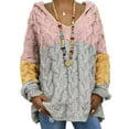 thumbnail image 1 of Black*Friday Deals Womens Clearance GaThRRgYP Workout Tops for Women,Women Tops Summer T-Shirts Short Sleeve,Women's Sexy Casual Hollow Out Solid Color Line V-Neck Long Sleeve Sweater Tops Blouse, 1 of 6